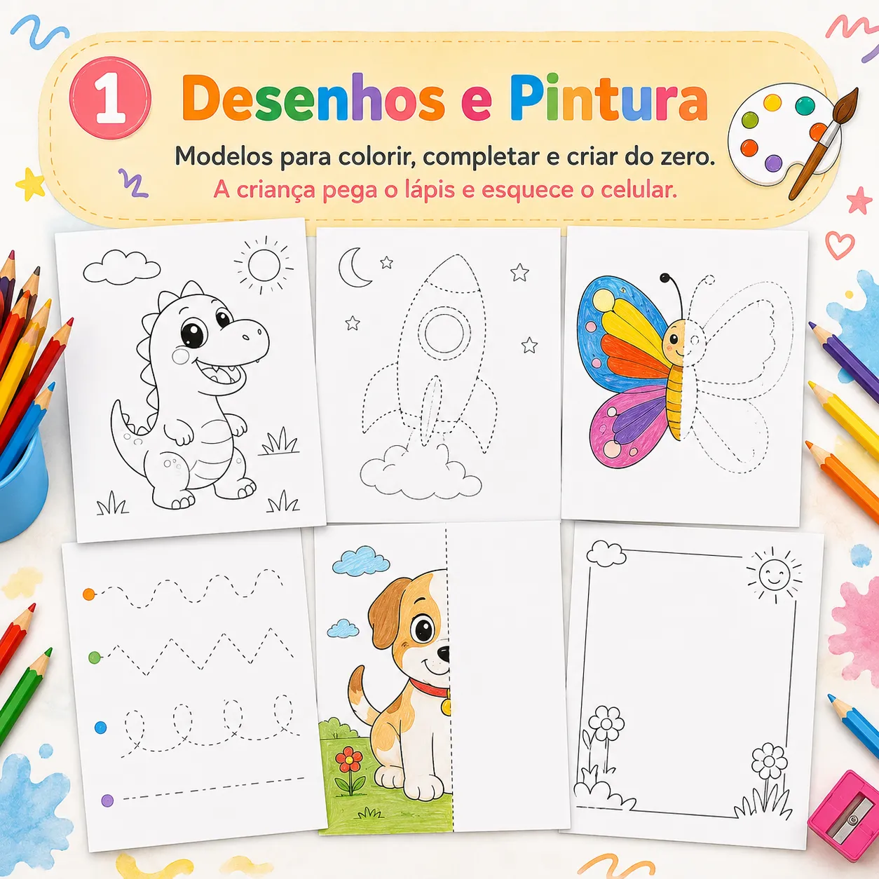 Desenhos e Pintura